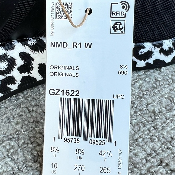 Adidas NMD R1 Black / Leopard Women’s Running Shoes 6 & 10 US Size NWB - Picture 11 of 11
